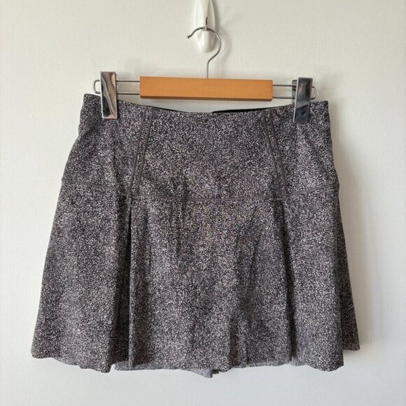 Lululemon Lost In Pace Skirt Sea Spray Alpine White Dark Chrome / Black Size 4 - Picture 5 of 8